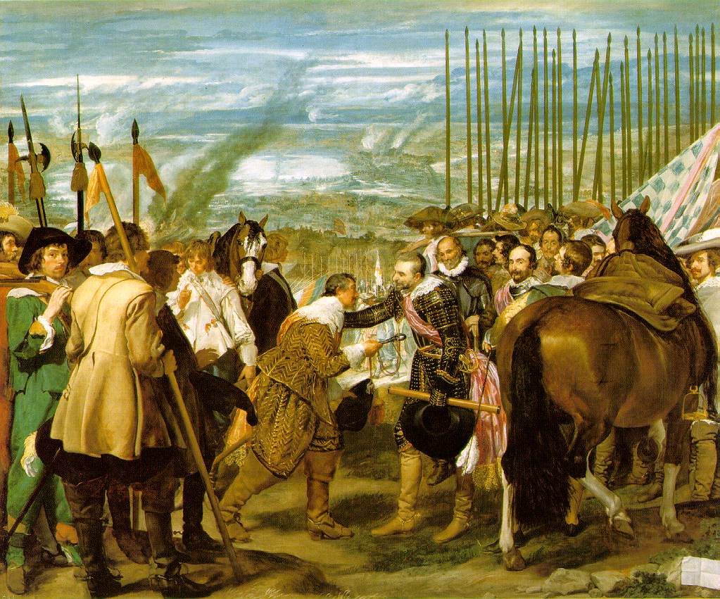 VELAZQUEZ, Diego Rodriguez de Silva y The Surrender of Breda (Las Lanzas) wr